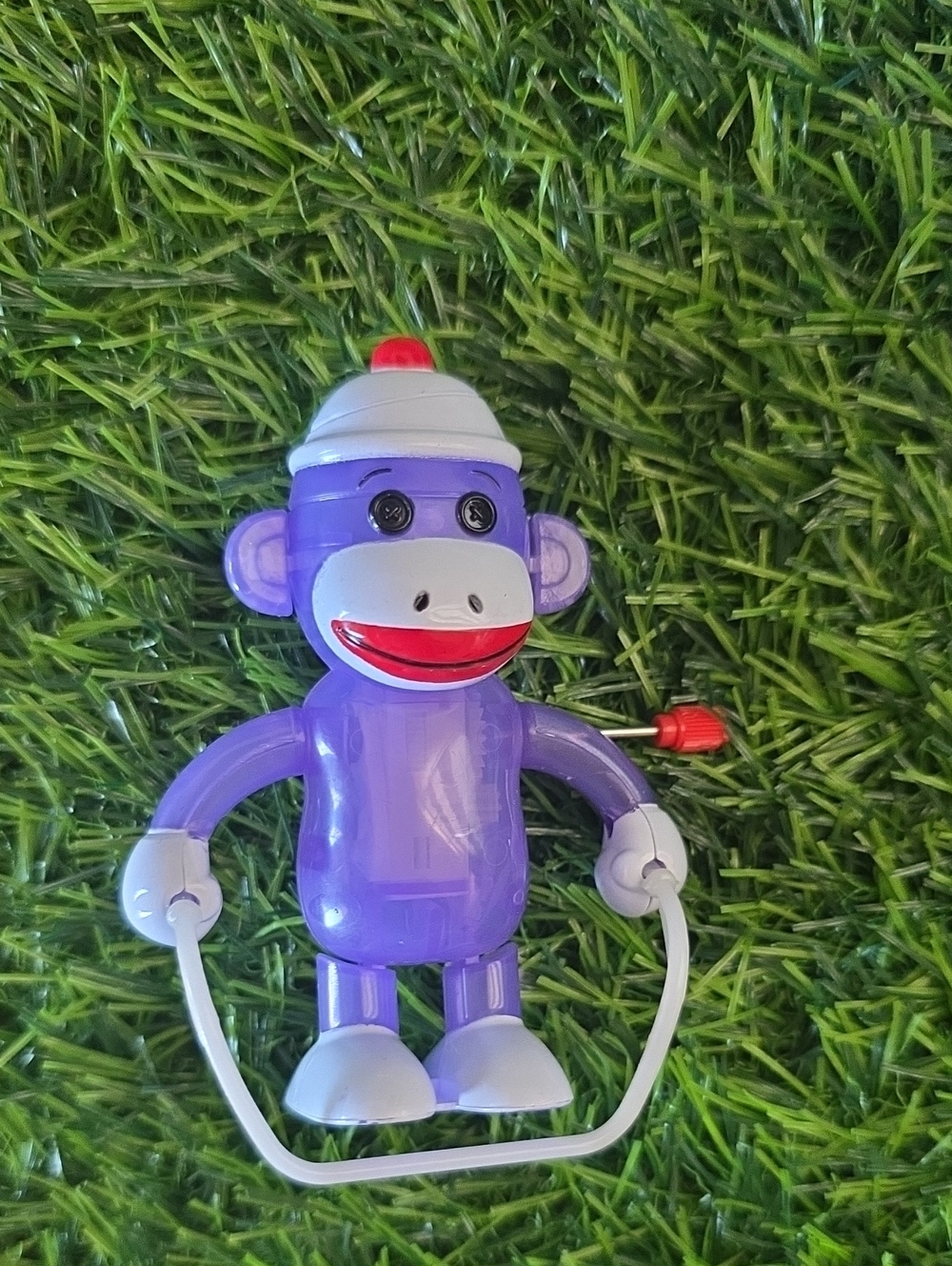 Wind Ups Sock Monkey Purple